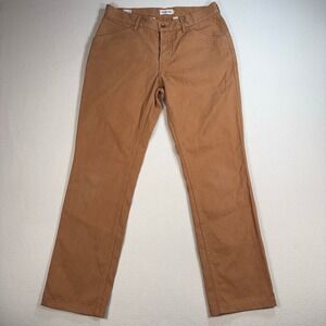 Taylor Stitch Boss Duck Hemp Canvas Pants Men's 32 (fits 34x31) Brown Button Fly